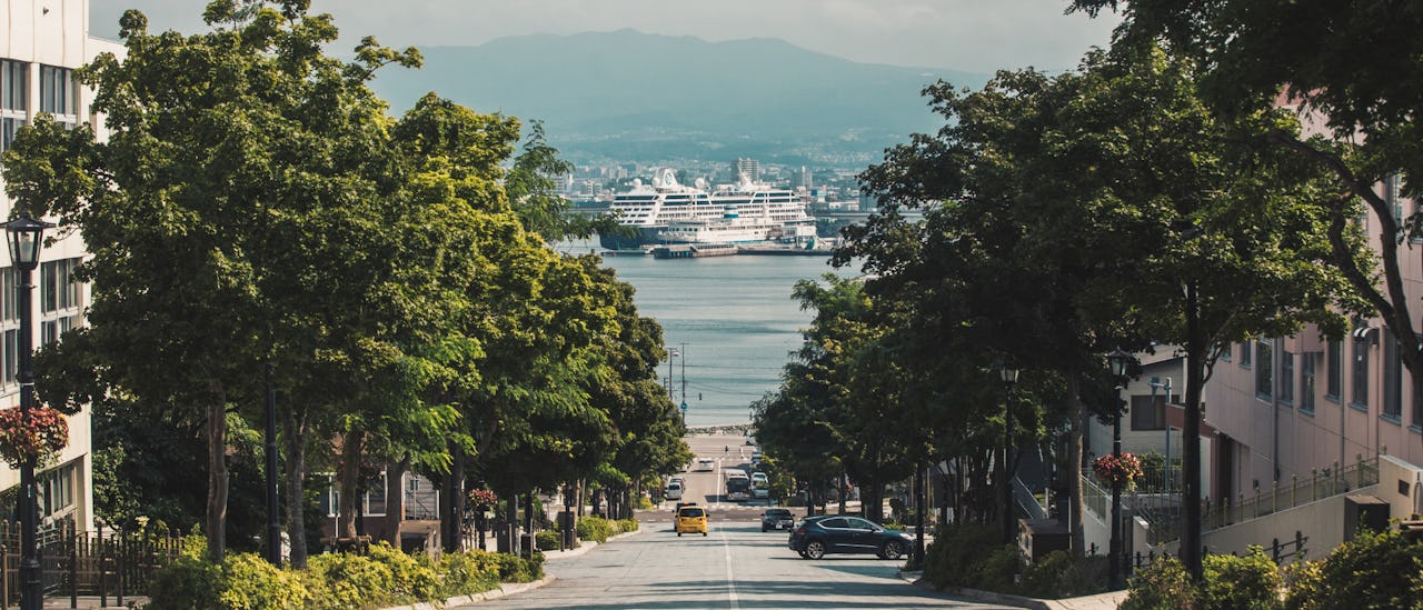 Azamara Quest docked in Hakodate, Japan