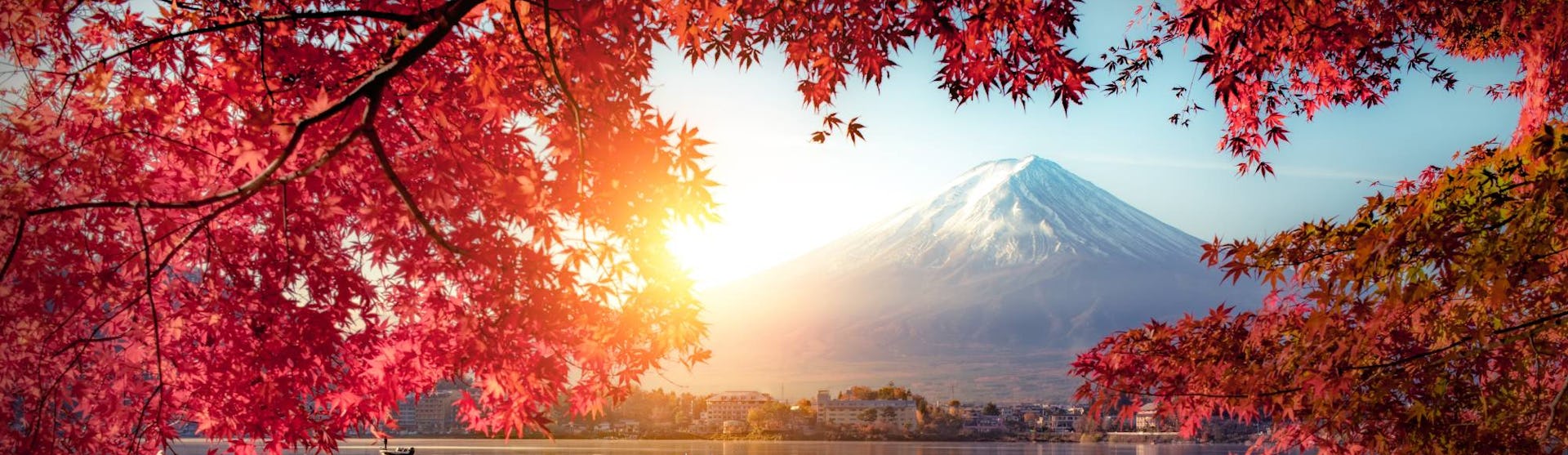 Lake Kawaguchiko near Mount Fuji, Japan