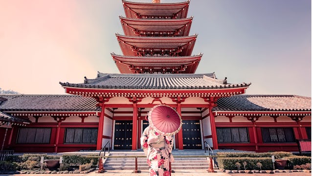 Senso-ji temple in Asakusa, Tokyo, Japan