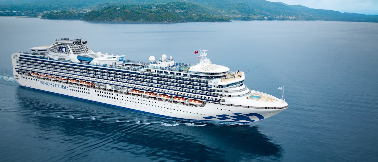 Diamond Princess in Kagoshima, Japan
