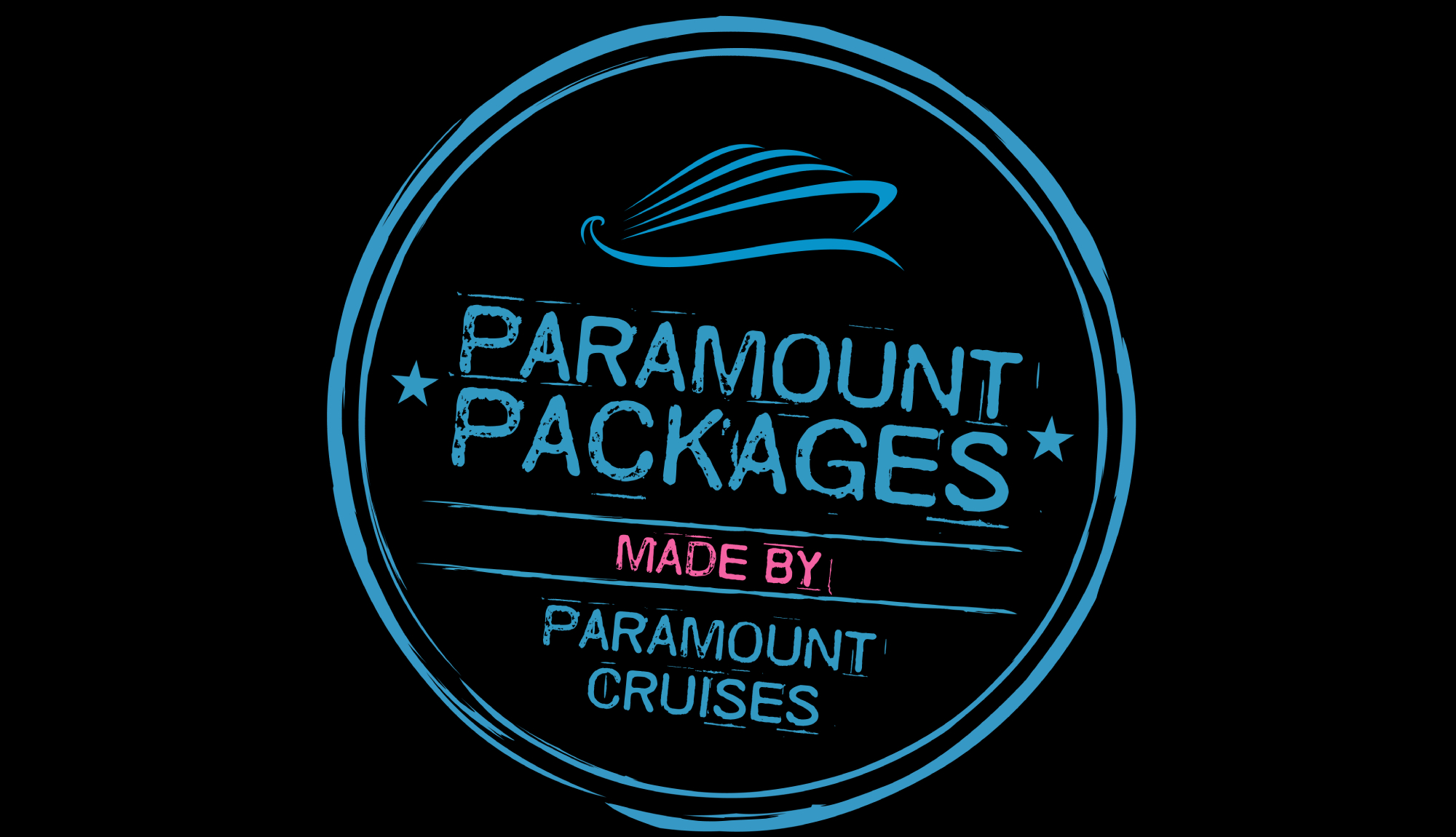 Paramount Packages stamp logo