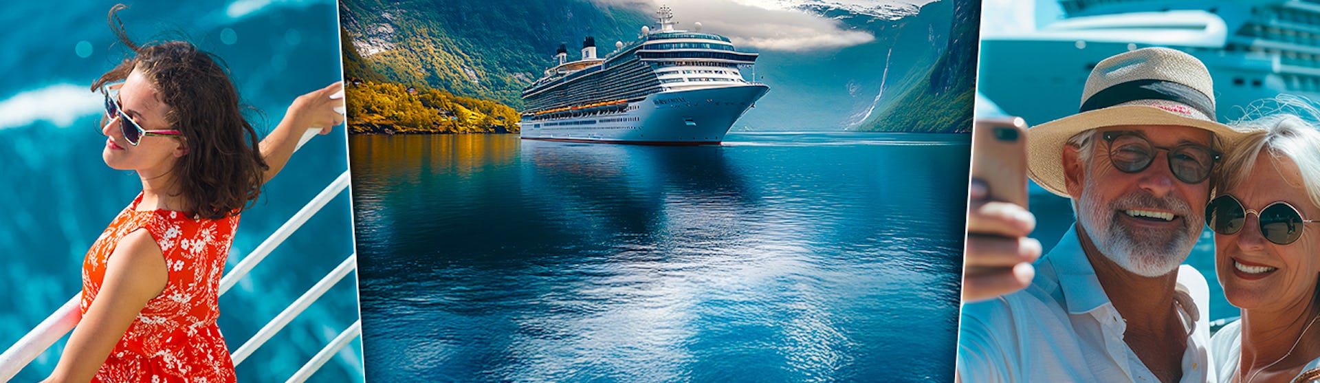 Paramount Crusies homepage banner, an independent cruise specialist