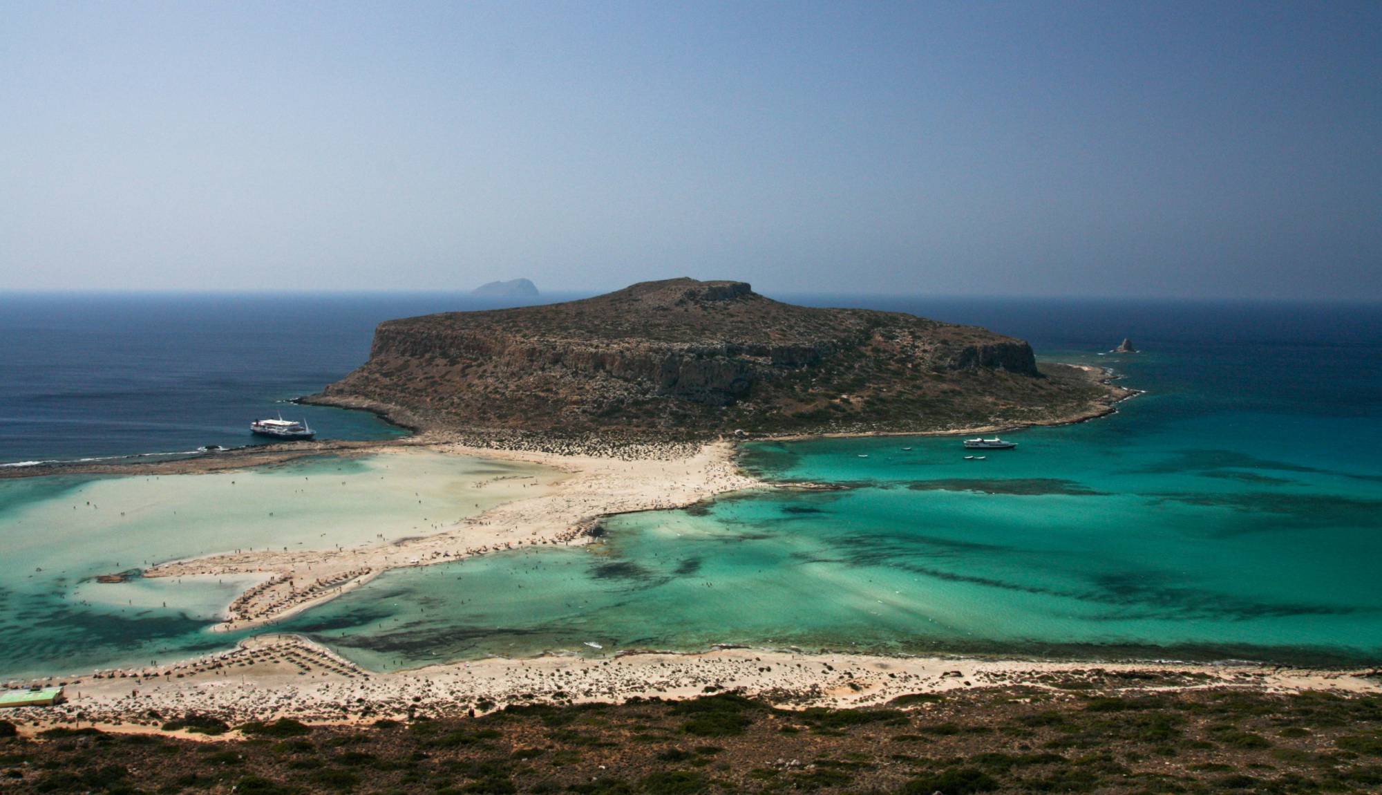 Balos Beach and Lagoon on the island of Crete, Greece