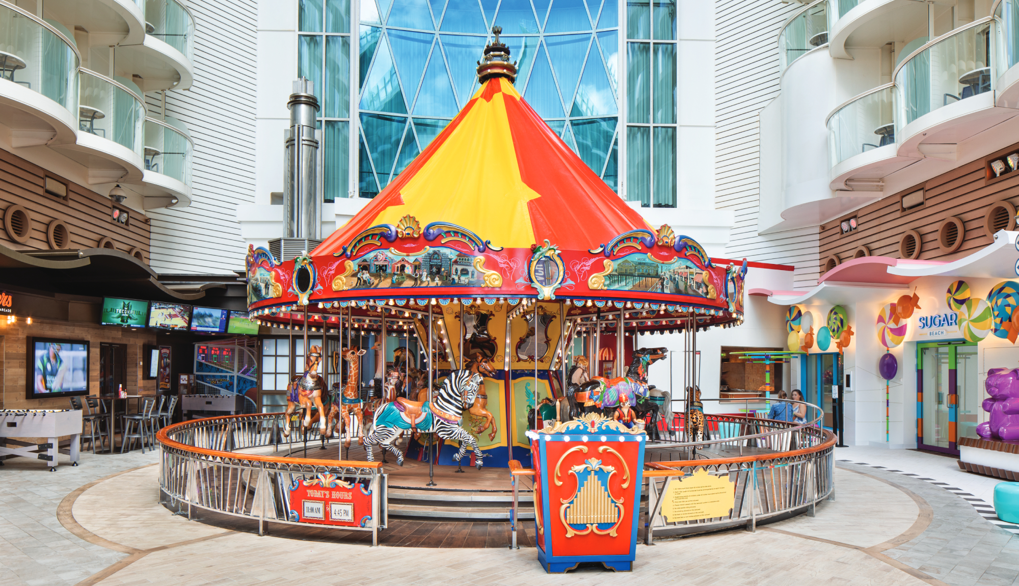 Royal Caribbean - Allure of the Seas - Boardwalk Carousel