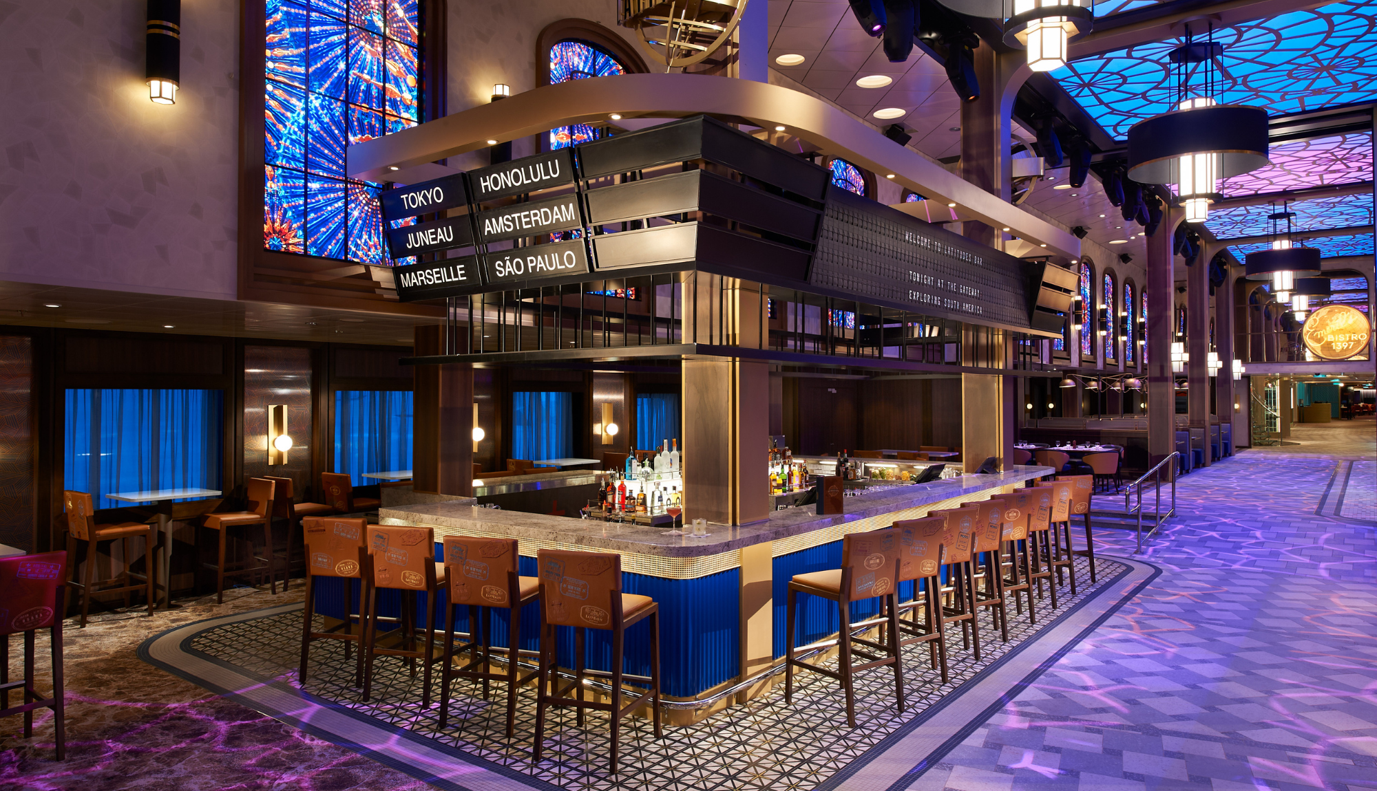 Tides bar onboard Carnival Celebration