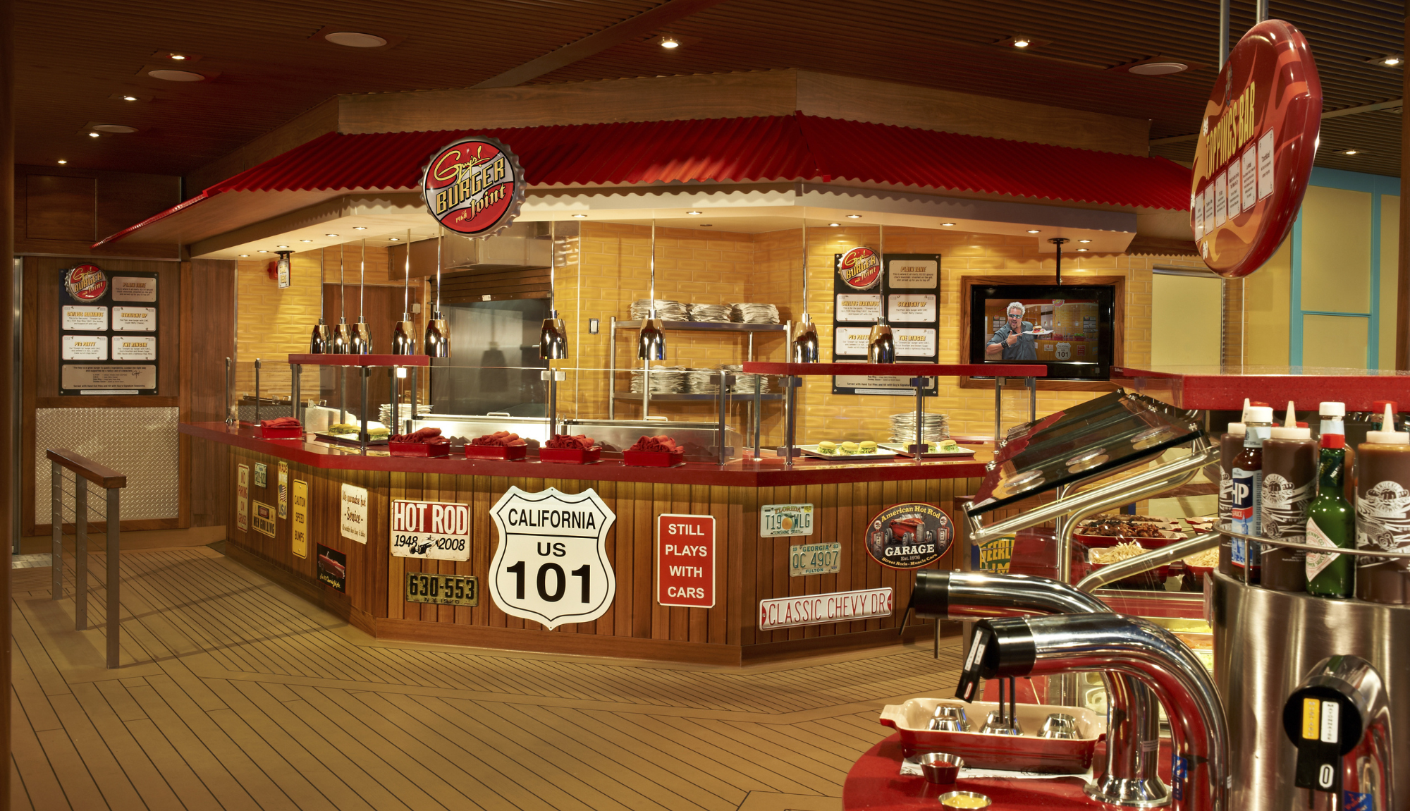 Image of Guys Burger Joint onboard Carnival Breeze