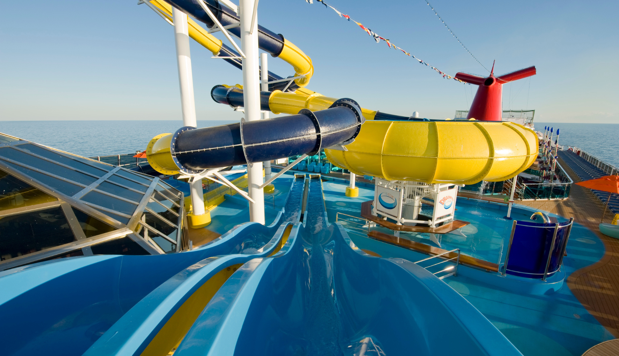 Carnival Waterworks, waterslides onboard Carnival Dream