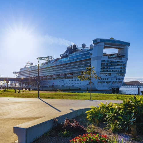 Carnival Encounter docked in Brisbane