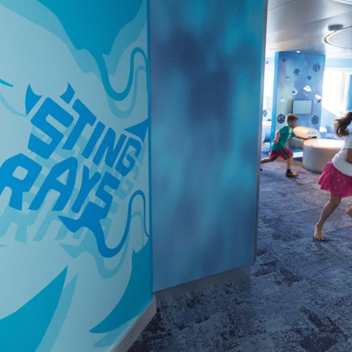 Children playing at Camp Ocean kids club