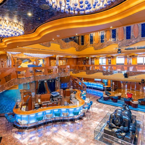 Atrium onboard Carnival Luminosa