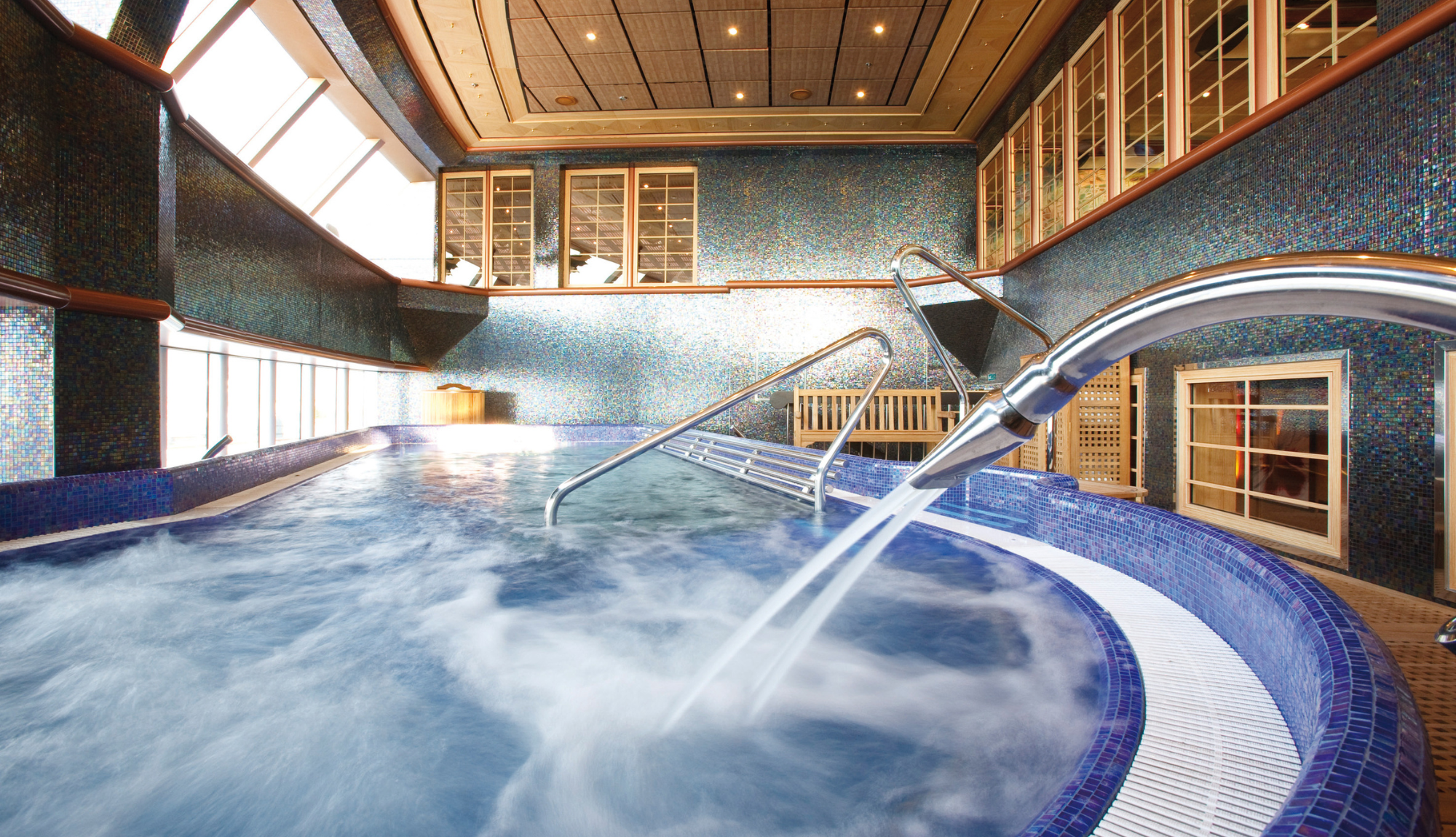 Pool at Cloud 9 Spa onboard Carnival Cruise Line