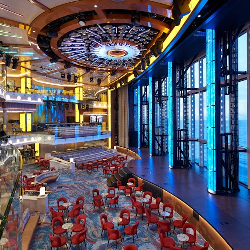 Centre Stage with ocean views onboard Mardi Gras