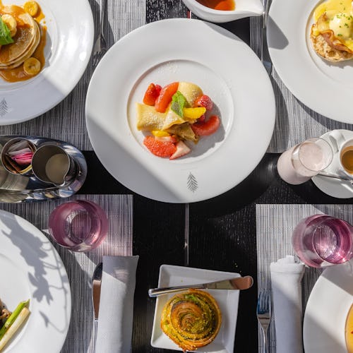 Private Luminae Dining exclusively for guests of The Retreat onboard Celebrity Cruises