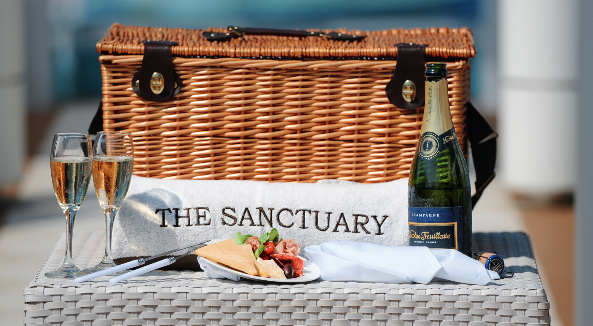 Hamper for Princess guests in the Sanctuary