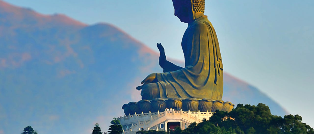 The Tian Tan Buddha in Hong Kong