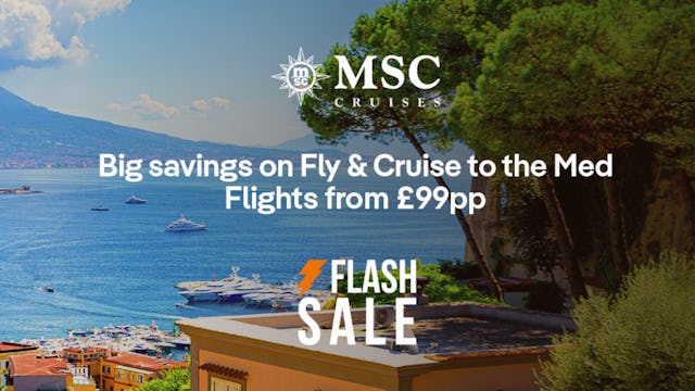 Flights from £99 with MSC Cruises