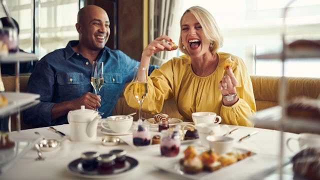 Afternoon Tea onboard Cunard's Queen Anne