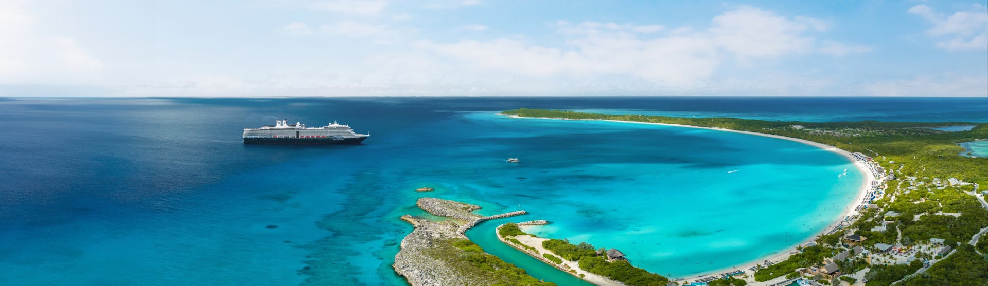 RelaxAway, Half Moon Cay aerial shot