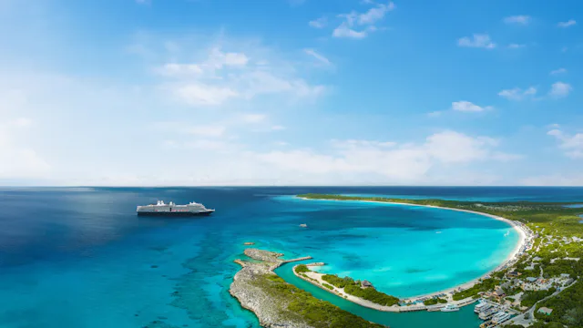 RelaxAway, Half Moon Cay aerial shot