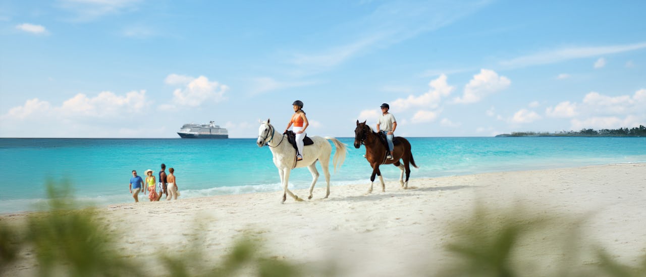 Bucket-list horse riding experience at RelaxAway, Half Moon Cay