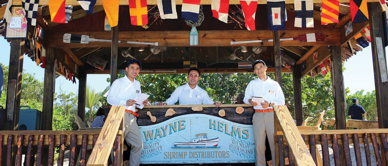 Iconic venue Lobster Shack RelaxAway, Half Moon Cay