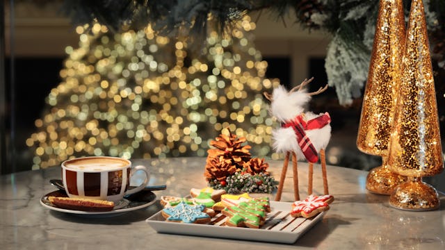 Christmas treats onboard Celebrity Cruises at Cafe al Bacio