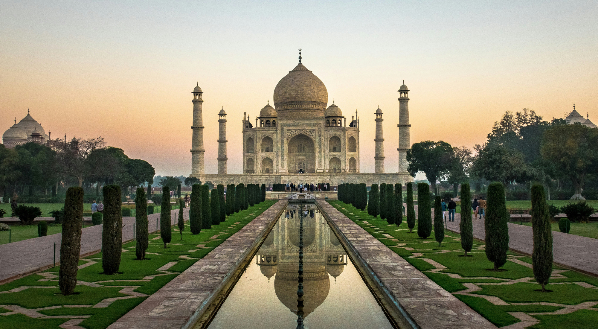 Taj Mahal, in India as part of a Golden Triangle tour