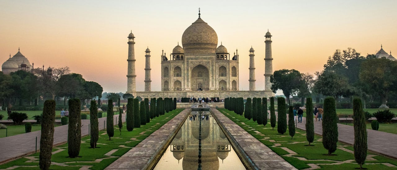 Taj Mahal, in India as part of a Golden Triangle tour