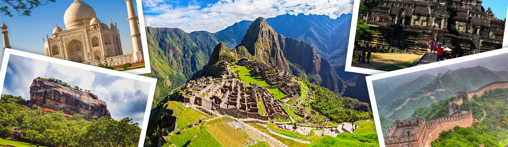 A selection of destinations available as part of Paramount Cruises cruise & tour programme