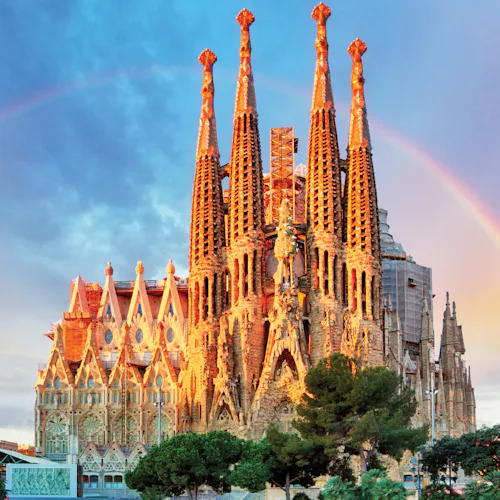 The Sagrada Familia in Barcelona a highlight of any Paramount Cruises package
