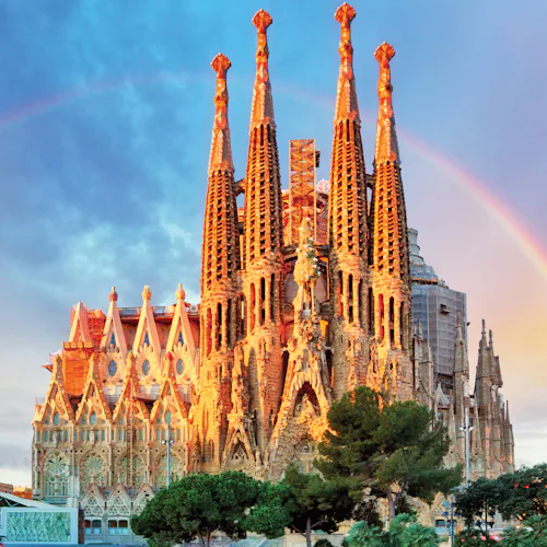The Sagrada Familia in Barcelona a highlight of any Paramount Cruises package