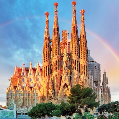 The Sagrada Familia in Barcelona a highlight of any Paramount Cruises package
