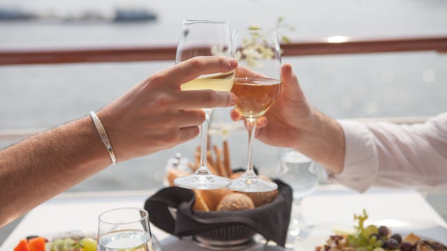 Azamara Drinks Packages wine on the veranda