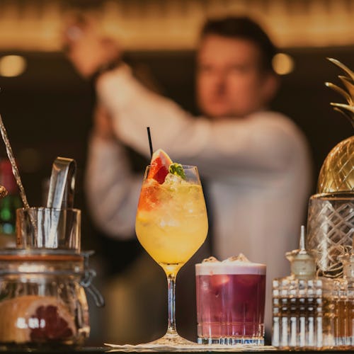 Cunard Cocktail Making