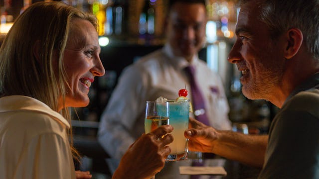 Ambassador Cruise Line Drinks Packages - Raffles Bar Couple