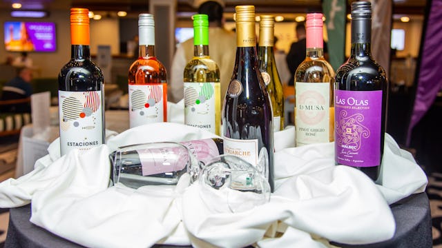 Ambassador Cruise Line Drinks Packages - Wine Selection