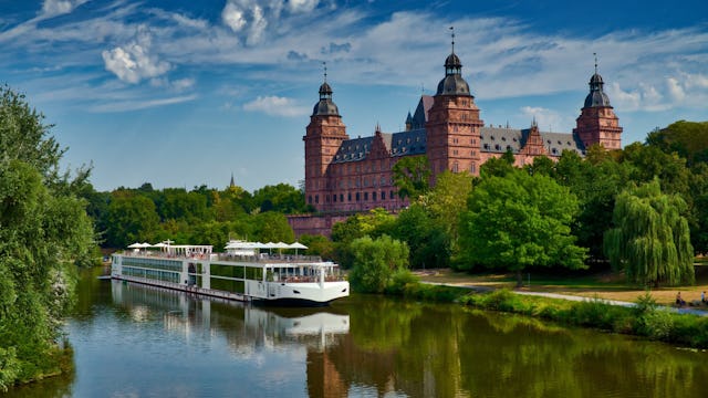 Viking Longship on the Main River
