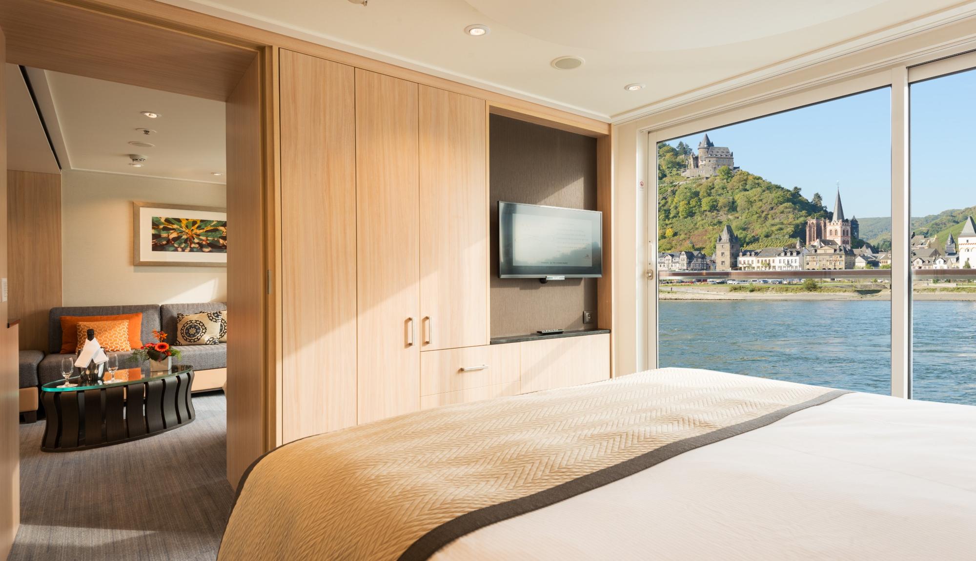 Viking River Ship Veranda Suite Bedroom