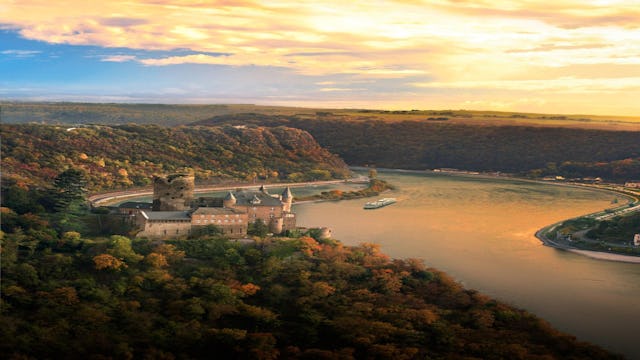 Viking River Ship on the Rhine