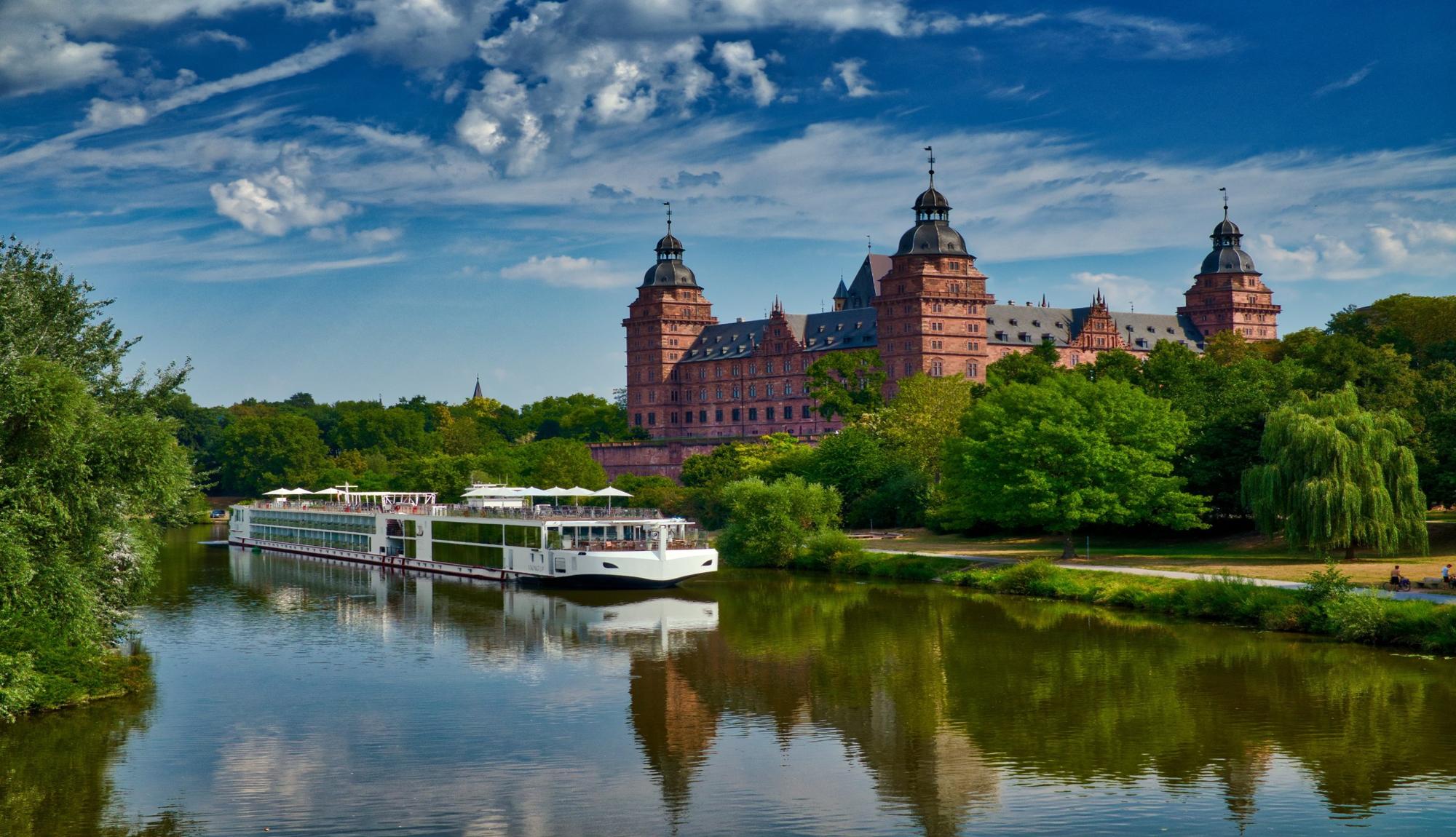 Viking River Ship on the Main River