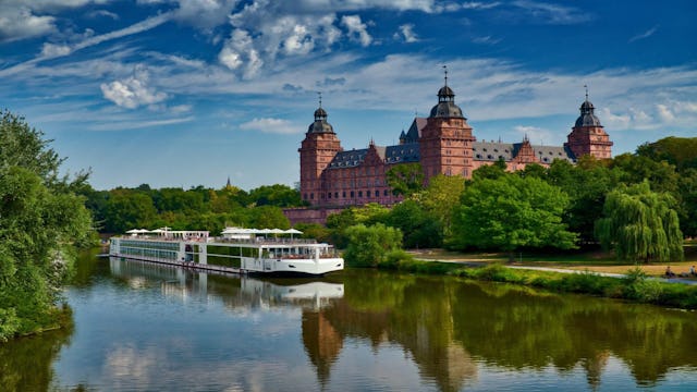Viking River Ship on the Main River