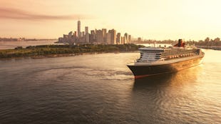 Cunard Queen Mary 2 sailing from New York