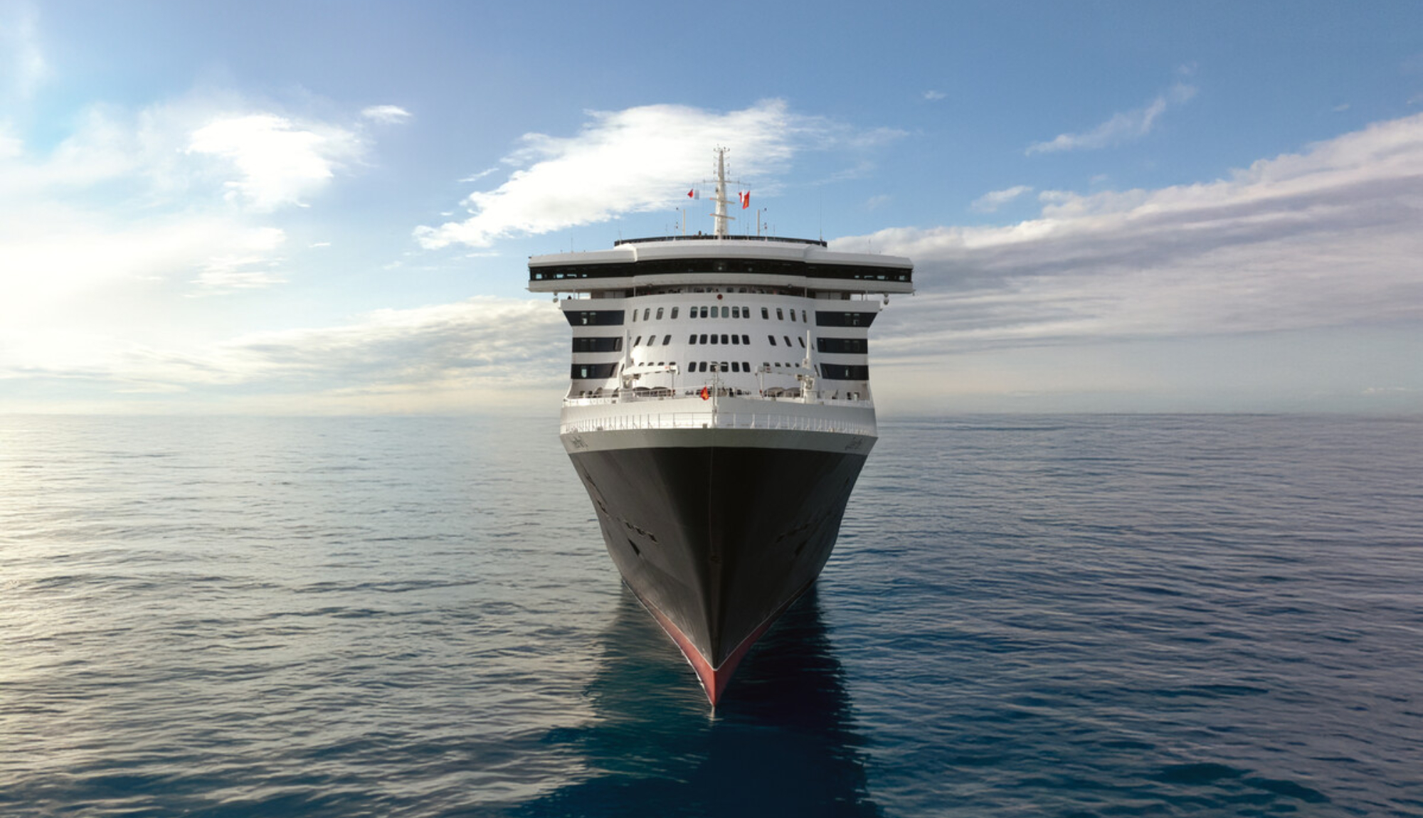 Cunard's ship the Queen Mary 2 Front