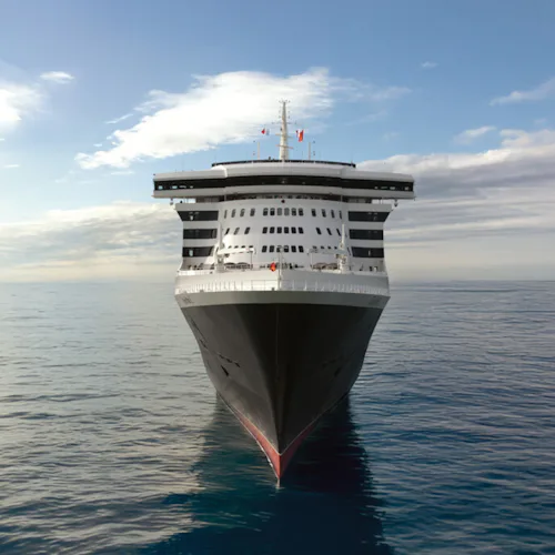 Cunard's ship the Queen Mary 2 Front