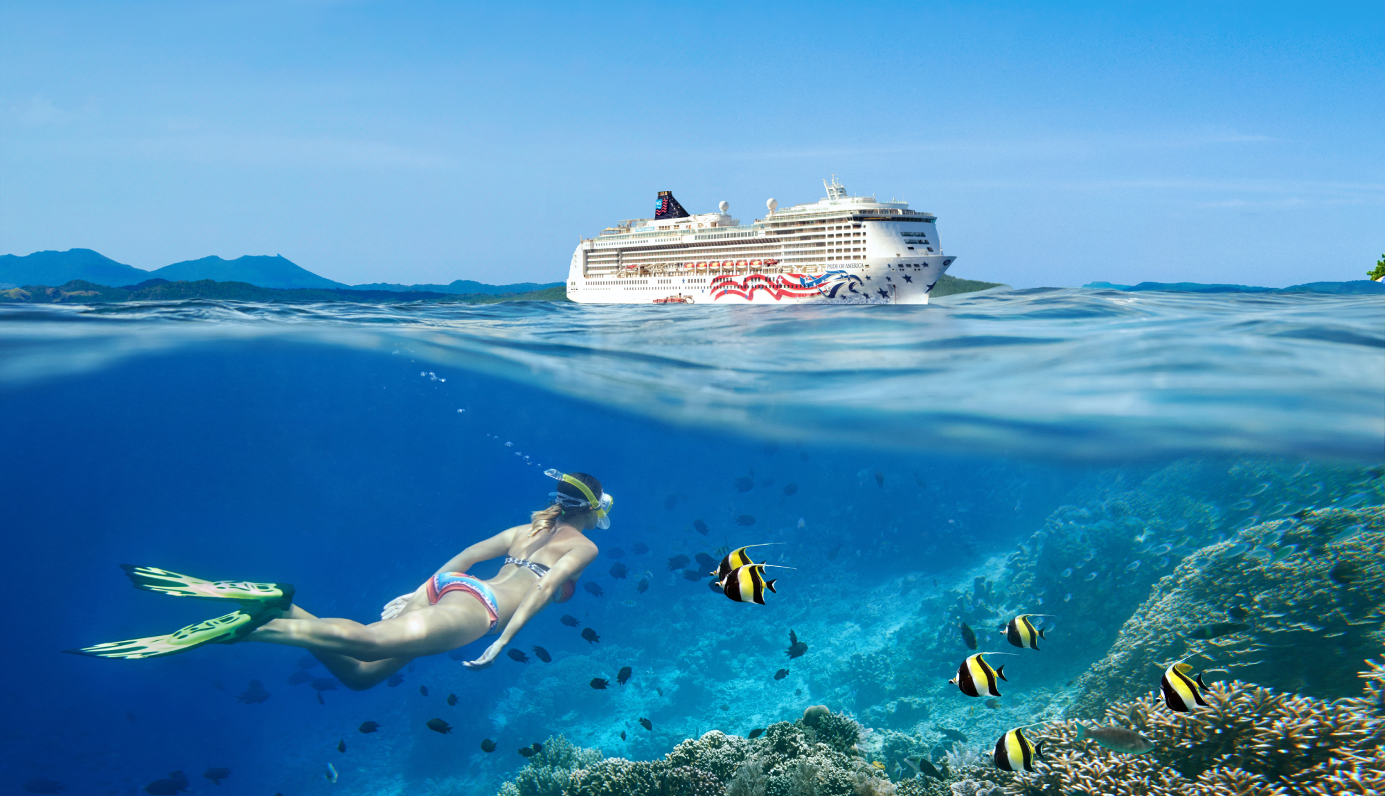 NCL Pride of America Hawaii - Snorkelling