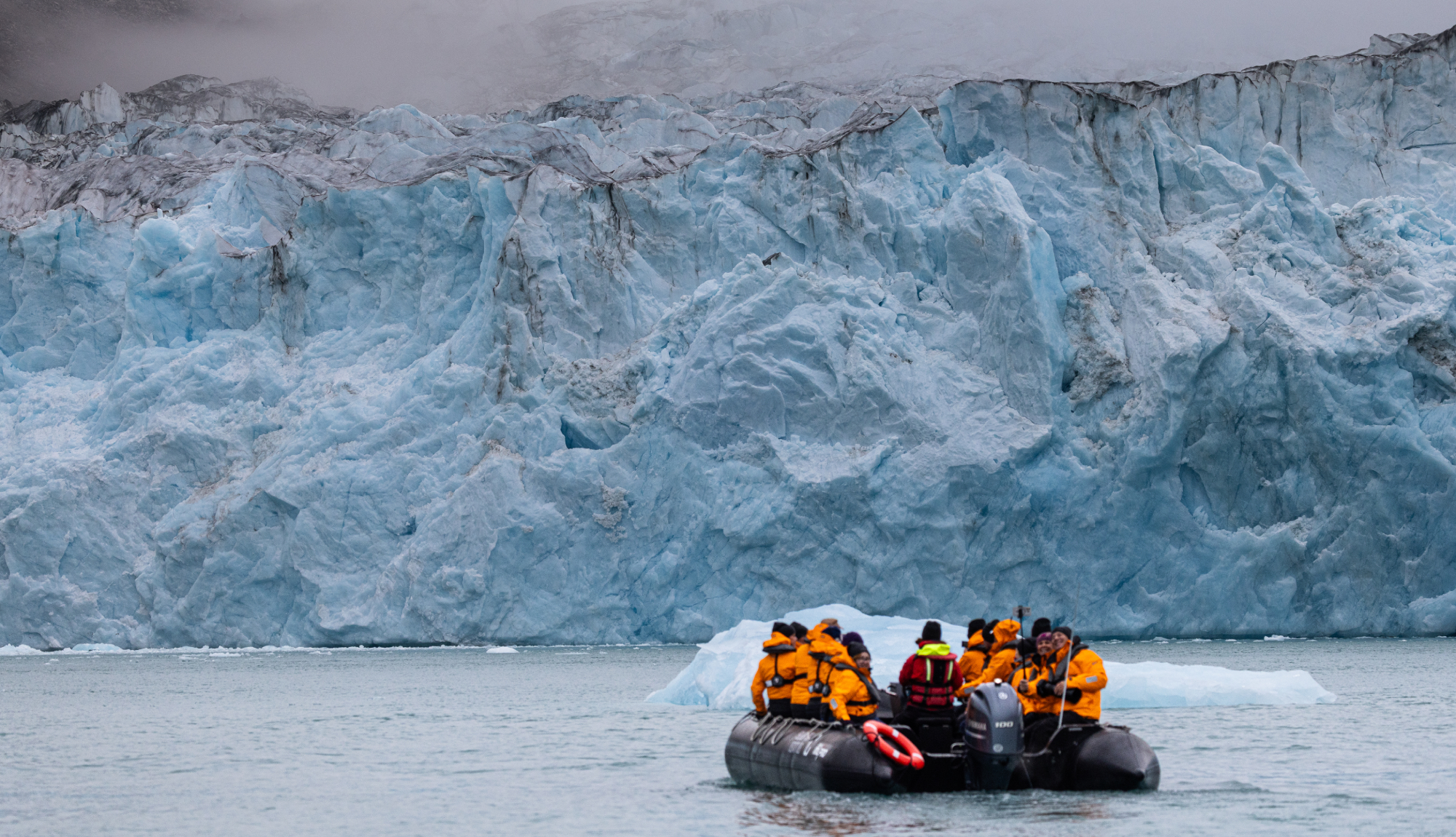 Arctic Expedition Cruises - Greenaldn Eternity Fjord Glacier Zodiac