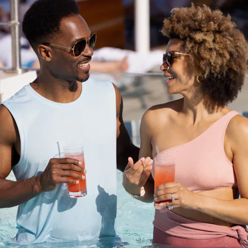 Windstar Cruises Drinks Packages in the pool