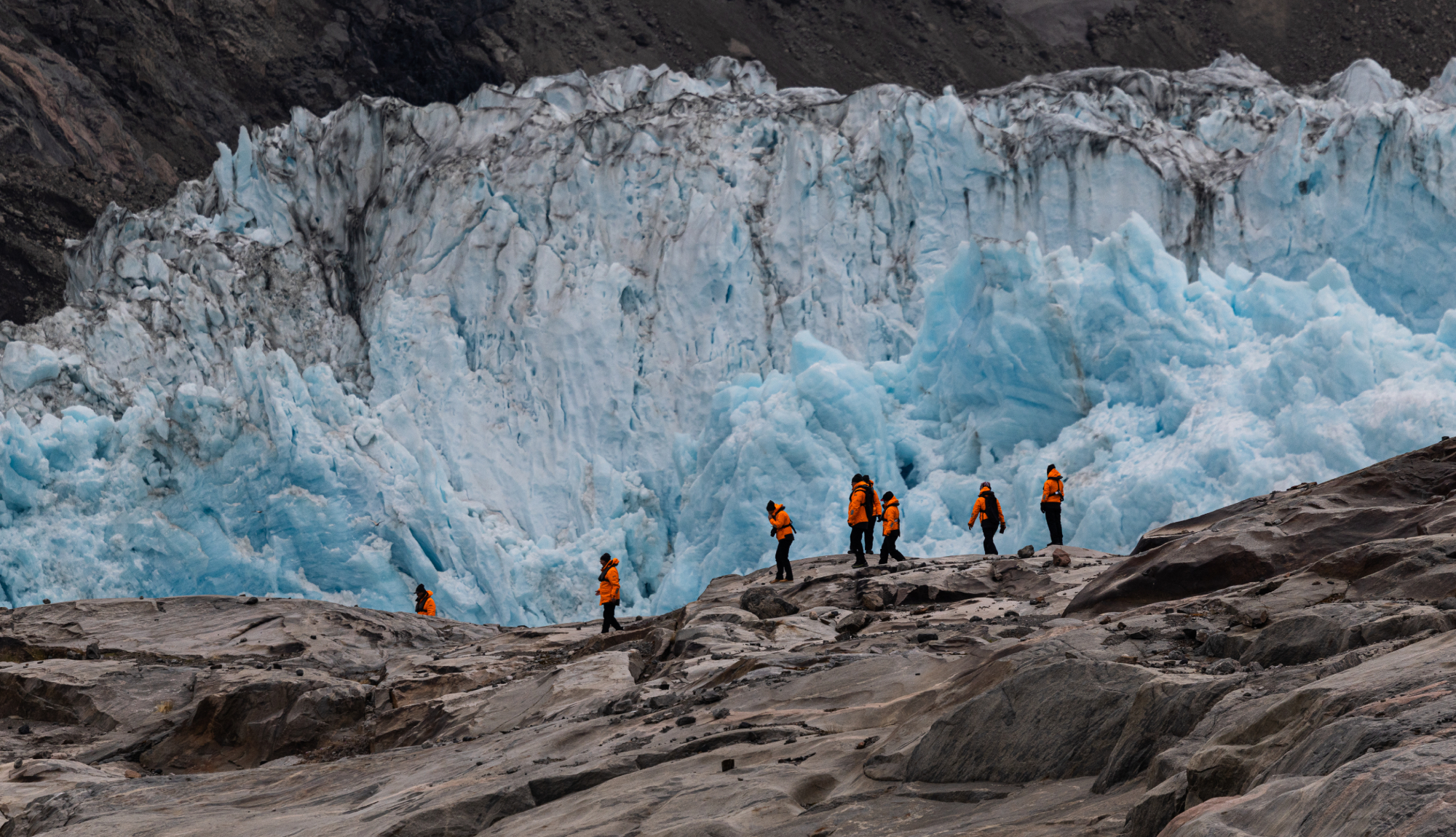 Arctic Expedition Cruises - Greenland Eternity Fjord Glacier landing