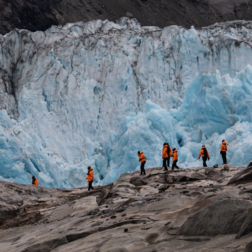 Arctic Expedition Cruises - Greenland Eternity Fjord Glacier landing