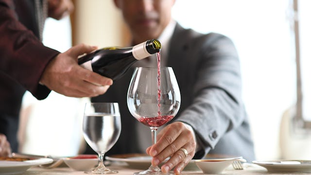 Oceania Cruises Drinks Packages - wine glass restaurant